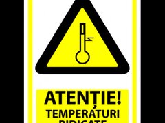 semn pentru temperaturi ridicate